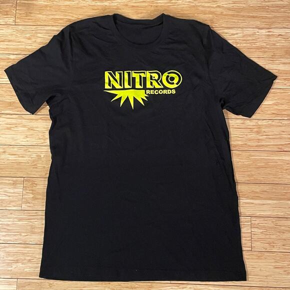 Vintage Nitro Records T-Shirt tee punk rock skater skateboarding 90s - Picture 1 of 3